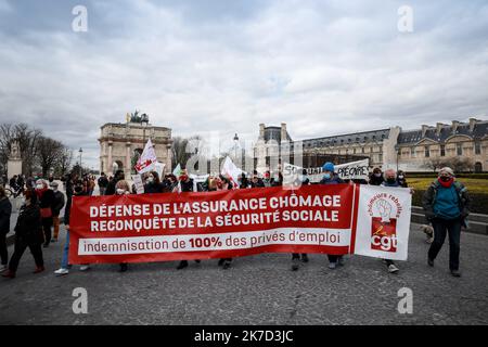 ©THOMAS PADILLA/MAXPPP - 26/03/2021 ; PARIS , FRANCE; APPEL UNITAIRE ET MANIFESTATION DES ORGANISATIONS DU SPECTACLE ET DES ACTEURS DE LA CULTURE. Invito a presentare proposte e dimostrazione contro la chiusura delle imprese culturali a Parigi il 26 marzo 2021. Foto Stock