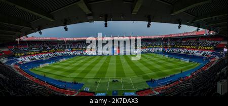 Aurelien Morissard / IP3; Calcio Calcio - Champions League - Semifinale prima tappa - Parigi Saint Germain contro Manchester City - Parc des Princes, Parigi, Francia - 28 aprile 2021. Foto Stock