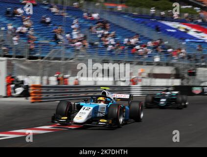 ©PHOTOPQR/NICE MATIN/Dylan Meiffret ; Monaco ; 21/05/2021 ; MEIFFRET DYLAN, Vendredi 21 mai 2021 à Monaco - 78ème Grand Prix de Monaco 2021 - formule 2 corso 1. 12 - LIBIM ZENDELI - GER - MP MOTORSPORT Foto Stock