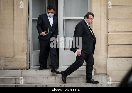 ©THOMAS PADILLA/MAXPPP - 25/06/2021 ; PARIGI, FRANCIA ; THIERRY SOLERE AU PALAIS DE L'ELYSEE. Foto Stock