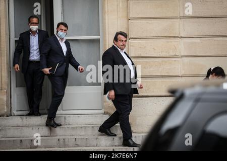 ©THOMAS PADILLA/MAXPPP - 25/06/2021 ; PARIGI, FRANCIA ; THIERRY SOLERE AU PALAIS DE L'ELYSEE. Foto Stock