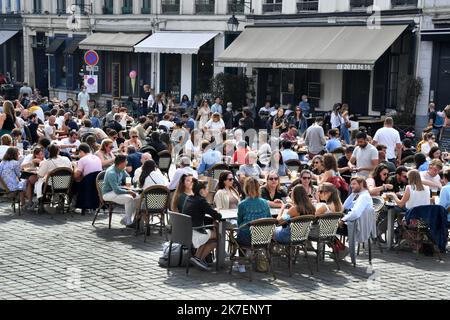 ©PHOTOPQR/VOIX DU NORD/PLM ; 04/09/2021 ; 04 09 2021 Braderie de Lille PHOTO PIERRE LE MASSON LA VOIX DU NORD - la Braderie de Lille è il più grande e famoso mercato delle pulci d'Europa Foto Stock