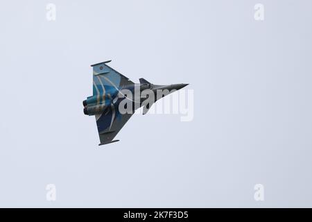 Thierry LARRET / MAXPPP. Festival Aeronautique. Ailes et Volcans Cervolix. Le 2 ottobre 2021. Aerodromo Issoire le Broc. Issoire (63). Foto Stock