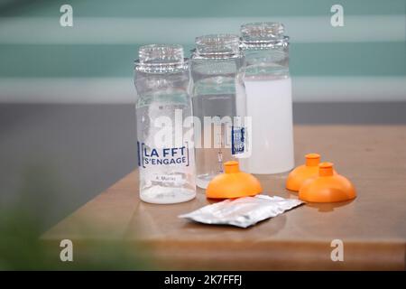 Thierry Larret/Maxppp. Tennis. Rolex Paris Masters. Accorhotels Arena, Parigi (75), le 1er novembre 2021. Foto Stock