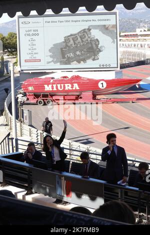 ©PHOTOPQR/NICE MATIN/Luc Boutria ; ; 19/11/2021 ; AU CIRCUIT DU CASTELLET LA VENTE DE VOITURE DE LUXE DE CHEZ Sothebys le Castellet, France Nov 19th 2021. Circuit du Castellet : asta auto d'epoca organizzata da SOTHEBY'S. Foto Stock