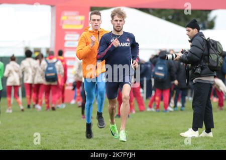 ©STADION-ACS/STADION ACS/MAXPPP - 11/12/2021 ; ; - Campionati europei di fondo Jimmy GRESSIER Foto Stock