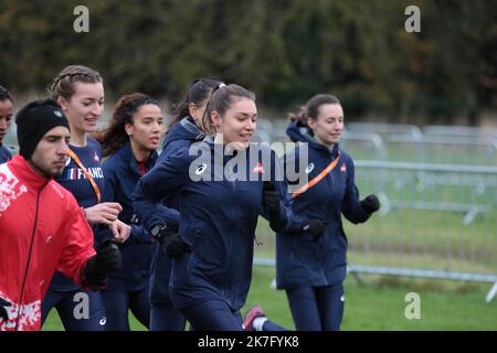 ©STADION-ACS/STADION ACS/MAXPPP - 11/12/2021 ; ; - Campionati europei di fondo Mathilde SENECHAL Foto Stock