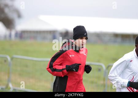 ©STADION-ACS/STADION ACS/MAXPPP - 11/12/2021 ; ; - Campionati europei di fondo Julien VAGA Foto Stock