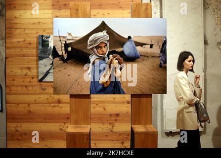 ©PHOTOPQR/NICE MATIN/Jean Francis Ottonello ; Ventimille ; 06/05/2022 ; Exposition photos Cibo - Nourriture - de Steve McCurry au Fort de l'annonciade à Ventimille en Italie. - Ventimille, Italia, maggio 6th 2022 Steve McCurry mostra 'Cibo' Foto Stock