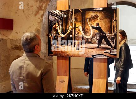 ©PHOTOPQR/NICE MATIN/Jean Francis Ottonello ; Ventimille ; 06/05/2022 ; Exposition photos Cibo - Nourriture - de Steve McCurry au Fort de l'annonciade à Ventimille en Italie. - Ventimille, Italia, maggio 6th 2022 Steve McCurry mostra 'Cibo' Foto Stock