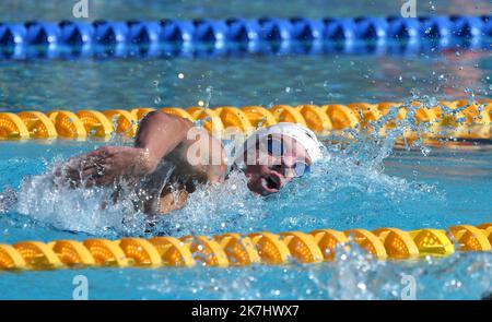 ©PHOTOPQR/L'INDEPENDANT/CLEMENTZ MICHEL ; CANET EN ROUSSILLON ; 29/05/2022 ; SPORT / NATATION / CIRCUIT MARE NOSTRUM / 34EME MEETING INTERNATIONAL DE NATATION DE CANET-EN-ROUSSILLON / CENTRE DE NATATION ARLETTE FRANCO / ERIN GEMMELL / USA - 34TH MEETING INTERNAZIONALE DI NUOTO A CANET-EN-ROUSSILLON Foto Stock