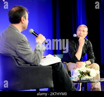 ©PHOTOPQR/NICE MATIN/Patrice Lapoirie ; Cannes ; 26/05/2022 ; maads mikkelsen masterclass - Festival internazionale del cinema di Cannes il 26th 2022 maggio Foto Stock