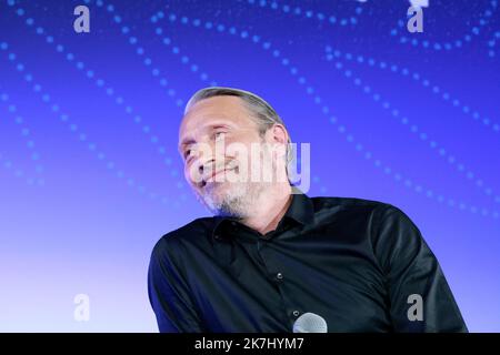 ©PHOTOPQR/NICE MATIN/Patrice Lapoirie ; Cannes ; 26/05/2022 ; maads mikkelsen masterclass - Festival internazionale del cinema di Cannes il 26th 2022 maggio Foto Stock