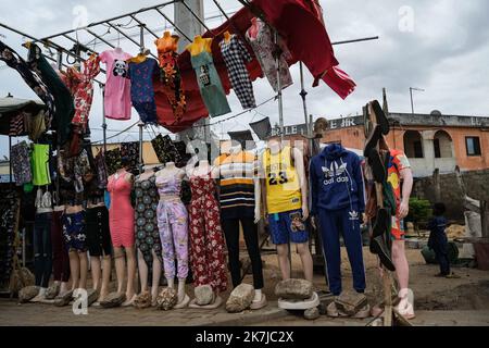 ©Nicolas Remene / le Pictorium/MAXPPP - Lome 31/05/2022 Nicolas Remene / le Pictorium - 31/5/2022 - Togo / Lome / Lome - Marche d'Akodessewa a Lome au Togo, le 31 mai 2022. / 31/5/2022 - Togo / Lome / Lome - mercato Akodessewa a Lome, Togo, 31 maggio 2022. Foto Stock