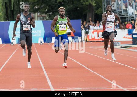 ©PHOTOPQR/OUEST FRANCE/Martin ROCHE / OUEST-FRANCE ; Caen ; 26/06/2022 ; CE dimanche 26 juin 2022 , le championnat de France Elite d' athlétisme à CAEN Photographe: Martin ROCHE - il Campionato francese di atletica leggera di CAEN Foto Stock