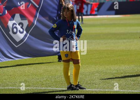 Thierry LARRET / MAXPPP. Calcio. Ligue 1 Uber mangia. Clermont Foot 63 vs Toulouse Football Club. Stade Gabriel Montpied. Clermont-Ferrand (63) le 4 settembre 2022. Foto Stock