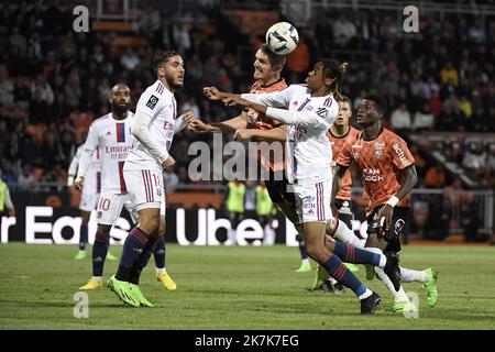 ©PHOTOPQR/LE PROGRES/Joël PHILIPPON - Lorient 07/09/2022 - OL-Lorient. Lorient 7 settembre 2022 -Lacazette. OL-Lorient Foto Stock