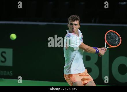 ©Laurent Lairys/MAXPPP - Clement Chidekh of France The Open de Rennes 2022, ATP Challenger tennis Tournament il 12 settembre 2022 allo stadio le Liberté di Rennes, Francia - Foto Laurent Lairys / MAXPPP Foto Stock