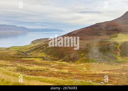 Lago Myvatn, Islanda Foto Stock