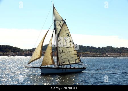 ©PHOTOPQR/NICE MATIN/VALERIE LE PARC ; SAINT TROPEZ ; 26/09/2022 ; LES VOILES DE SAINT TROPEZ 1ER JOUR DE REGATES Foto Stock