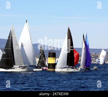 ©PHOTOPQR/NICE MATIN/VALERIE LE PARC ; SAINT TROPEZ ; 26/09/2022 ; LES VOILES DE SAINT TROPEZ 1ER JOUR DE REGATES Foto Stock