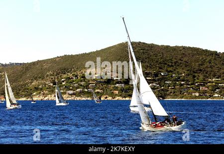 ©PHOTOPQR/NICE MATIN/VALERIE LE PARC ; SAINT TROPEZ ; 26/09/2022 ; LES VOILES DE SAINT TROPEZ 1ER JOUR DE REGATES Foto Stock