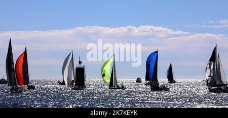 ©PHOTOPQR/NICE MATIN/VALERIE LE PARC ; SAINT TROPEZ ; 26/09/2022 ; LES VOILES DE SAINT TROPEZ 1ER JOUR DE REGATES Foto Stock