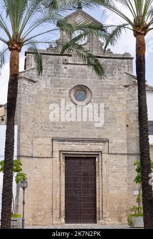 Una delle tante chiese di Jerez de la Frontera, Andalusia, Spagna Foto Stock