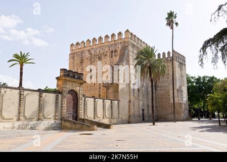 Alcázar de Jerez, Jerez de la Frontera, Andalusia, Spagna Foto Stock
