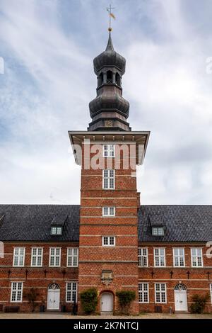 Castello di Husum utilizzato come centro culturale e museo del castello Foto Stock
