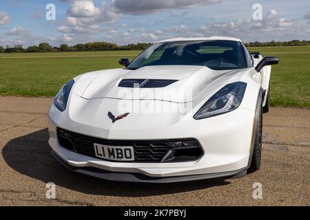 2016 Chevrolet Corvette ‘L1 MBO’ in mostra al Poster Cars & Supercars Assembly al Bicester Heritage Centre Foto Stock