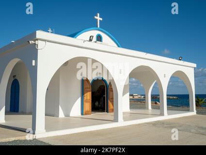 Ayia -Thekla Chapel, Greek Ortodossa Chapel, Ayia Napa, Cipro Foto Stock