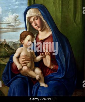 La Madonna e il Bambino 1504 Giovanni Battista Cima, chiamato anche di Cima da Conegliano 1459 - 1517 era un italiano di pittore rinascimentale, Foto Stock