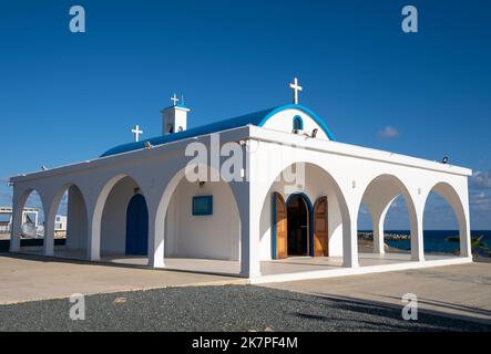 Ayia -Thekla Chapel, Greek Ortodossa Chapel, Ayia Napa, Cipro Foto Stock