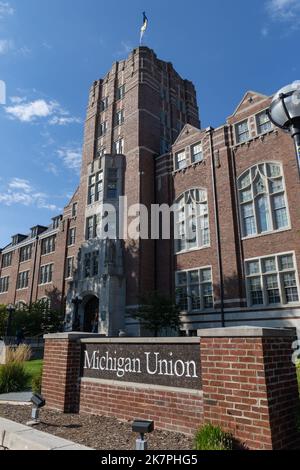 Unione studentesca nel campus dell'Università del Michigan Foto Stock