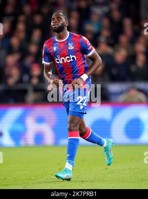 Odsonne Edouard del Crystal Palace durante la partita della Premier League al Selhurst Park, Londra. Data immagine: Martedì 18 ottobre 2022. Foto Stock