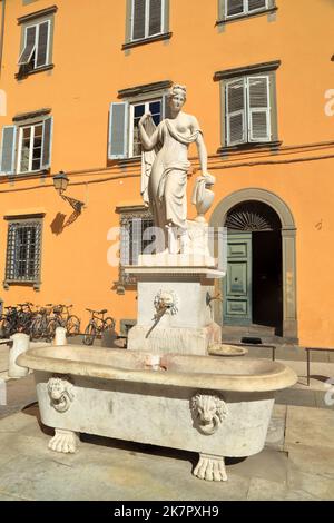 Fontana della Pupporona, Lucca Italia Foto Stock