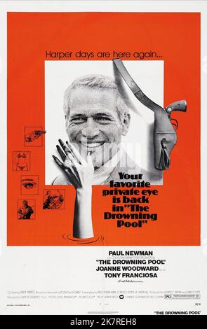 Paul Newman Poster Film: The Drowning Pool (1975) personaggi: Lew Harper regista: Stuart Rosenberg 25 Giugno 1975 **AVVERTIMENTO** questa fotografia è solo per uso editoriale ed è copyright di WARNER BROS. E/o il fotografo assegnato dalla Film o dalla Società di produzione e può essere riprodotto solo da pubblicazioni in concomitanza con la promozione del film di cui sopra. Un credito obbligatorio a WARNER BROS. è obbligatorio. Il fotografo deve essere accreditato anche quando è noto. Nessun uso commerciale può essere concesso senza autorizzazione scritta da parte della Film Company. Foto Stock