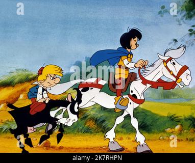 Peewit & Johan Film i Puffi e il flauto magico (BEL/FR 1976) personaggi: & Johan Direttore: Peyo 07 ottobre 1976 **ATTENZIONE** questa fotografia è a solo uso editoriale ed è copyright di BELVISION e/o del fotografo assegnato dalla Film o Production Company e può essere riprodotta solo da pubblicazioni in concomitanza con la promozione del suddetto Film. È richiesto un credito obbligatorio a BELVISION. Il fotografo deve essere accreditato anche se conosciuto. Nessun uso commerciale può essere concesso senza l'autorizzazione scritta di The Film Company. Foto Stock