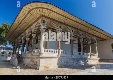 Camera di udienza (Camera delle petizioni) al Palazzo Topkapi di Istanbul, Turchia Foto Stock