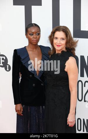 Danielle Deadwyler e Barbara Broccoli parteciperanno alla 'till' prima, 66th BFI London Film Festival, UK Foto Stock