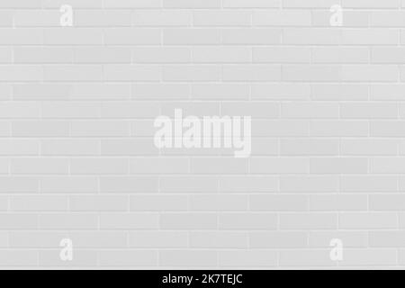 mattone bianco pulito parete modello piastrella per la costruzione di sfondo Foto Stock