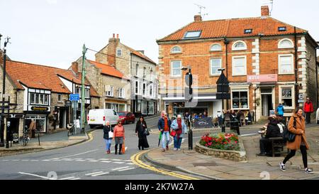 Centro di Pickering, North Yorkshire, Regno Unito - John Gollop Foto Stock