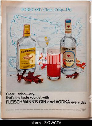 Vintage 24 Settembre 1965 'Life' Magazine Advert, USA Foto Stock