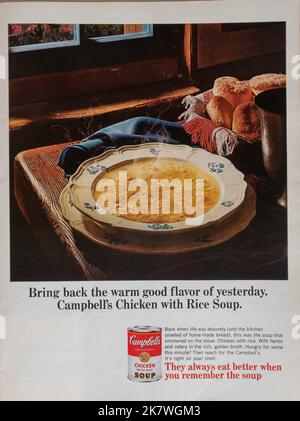 Vintage 24 Settembre 1965 'Life' Magazine Advert, USA Foto Stock