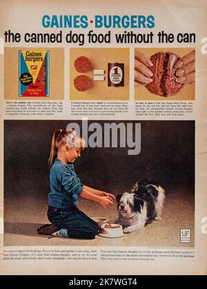 Vintage 24 Settembre 1965 'Life' Magazine Advert, USA Foto Stock