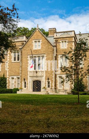 Residenza degli ambasciatori francesi, 2221 Kalorama Road NW, Washington DC Foto Stock