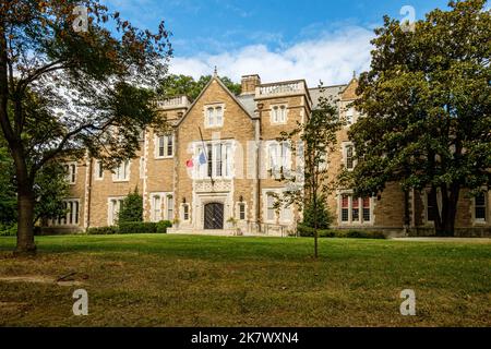 Residenza degli ambasciatori francesi, 2221 Kalorama Road NW, Washington DC Foto Stock