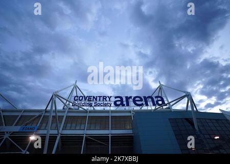 Una vista generale della Coventry Building Society Arena, Coventry. Data immagine: Mercoledì 19 ottobre 2022. Foto Stock