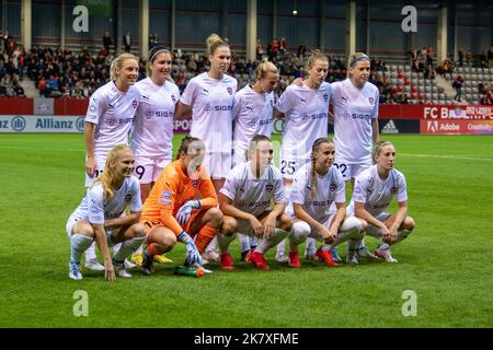 Monaco, Germania. 19th Ott 2022. Calcio, Donne: Champions League, Bayern Munich - FC Rosengard, palcoscenico di gruppo, gruppo D, matchday 1, FC Bayern Campus: Squadra FC Rosengard formazione Credit: Kolbert-Press/Gamel/dpa/Alamy Live News Foto Stock